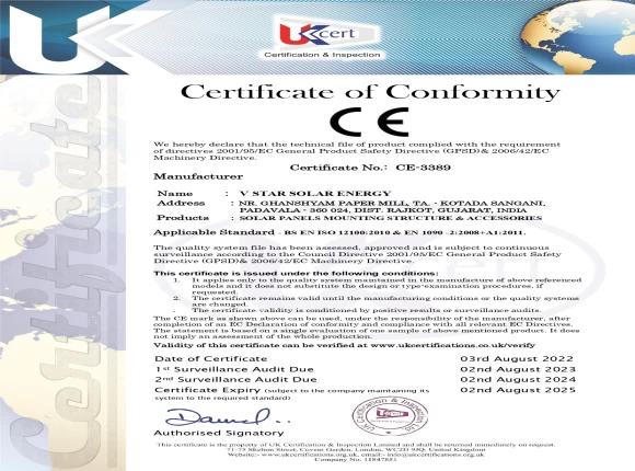 CE CERTIFICATE